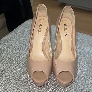 Guess Tan Heels Size 7